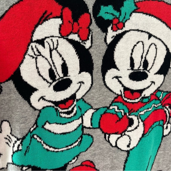 Disney Mickey and Minnie Christmas Holiday Sweater - Picture 3 of 7